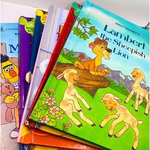 Disney, Walt Disney & Golden Book Lot of 6 Children’s Books 📕